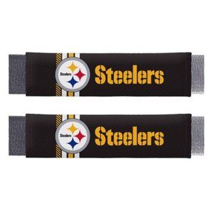 🏈🆕 PITTSBURGH STEELERS RALLY SEATBELT PADS - 2 PACK - UNISEX